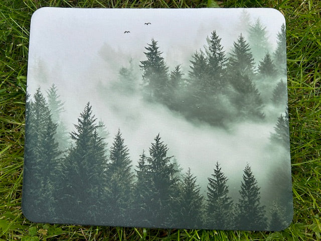 "Misty Forest" – Rectangle Mouse Pad