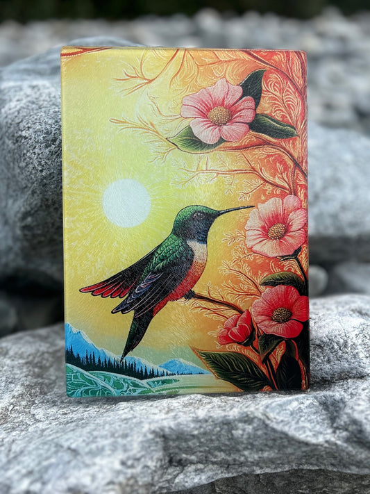 "Hummingbird Bloom" - Cutting/Serving Board