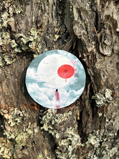"The Moon and I"-Sticker