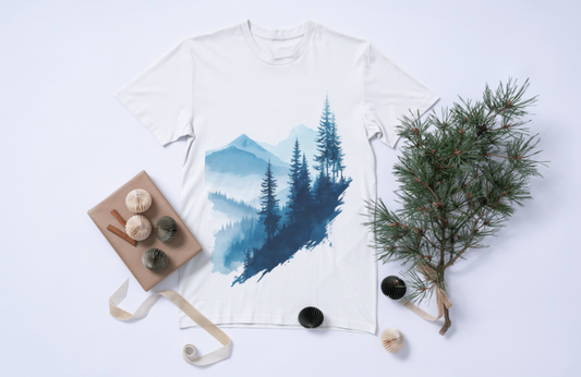 "Misty Pines" - T-shirt - Women's